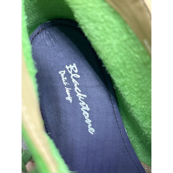 Blackstone Womens Suede Boots Lime Green Size 9 EU39 - Picture 5 of 7